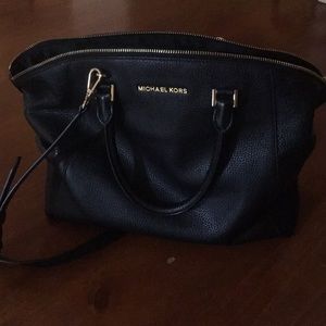 MK Black Medium satchel
